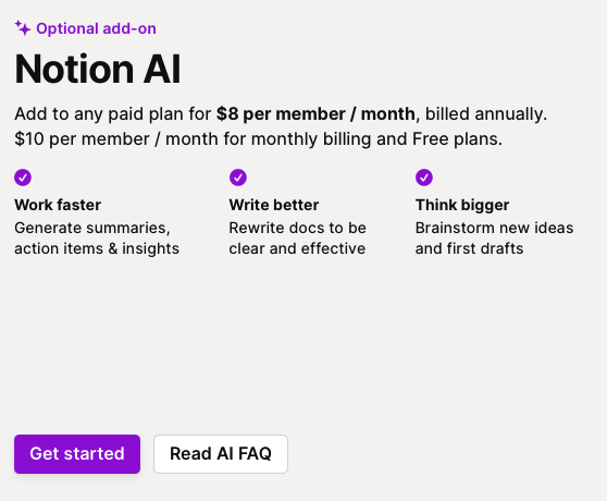 Notion Pricing